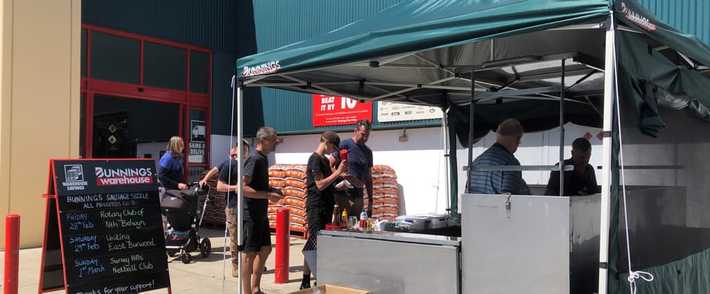 barbecue at bunnings
